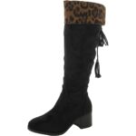Trary Womens Zipper Tall Knee-High Boots Shoes BHFO 5579