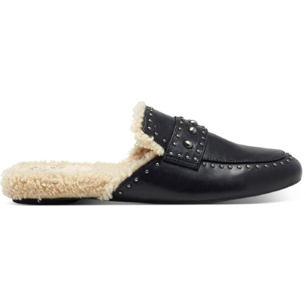 Vince Camuto Womens Alvintal Black Loafer Mule Shoes 6.5 Medium (B,M) BHFO 5911