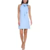 Vince Camuto Womens Blue Semi-Formal Mini Shift Dress Petites 8P BHFO 2258