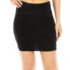 Vivian's Fashions Skirt - Cotton Mini Skirt (Junior and Junior Plus Sizes)