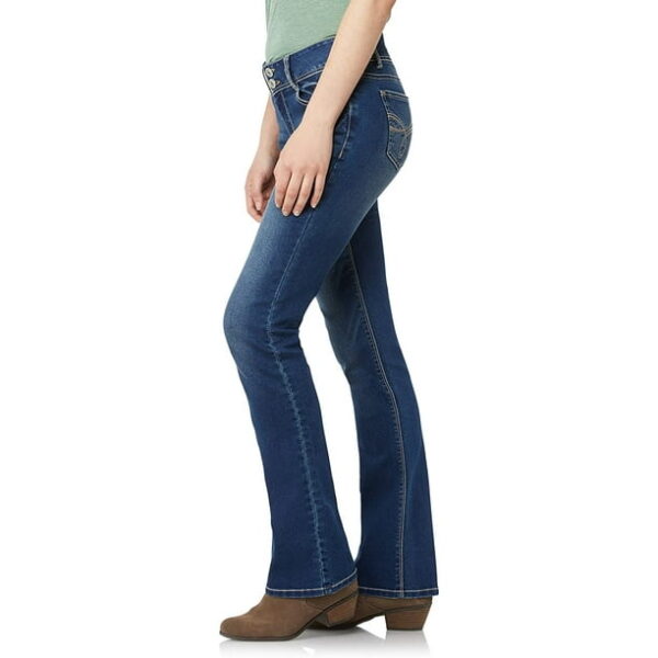 WallFlower Women's Luscious Curvy Bootcut Mid-Rise Insta Stretch Juniors Jeans (Standard and Plus)