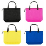 4pcs colorful mesh beach tote bag, mesh drawstring shopping bag suitable for gifts, toys, groceries and laundry