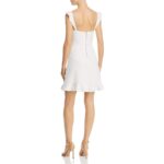 Aidan by Aidan Mattox Womens Ivory Ruffled Cocktail And Party Dress 6 BHFO 7852