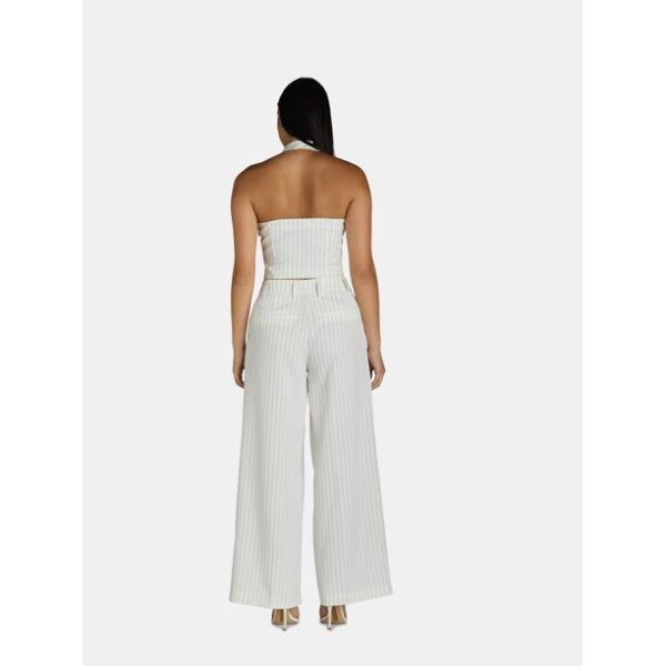 Attitude Unknown Women's Halter Vest and Wide Leg Pants Suit, 2-Piece, Sizes XS-XL