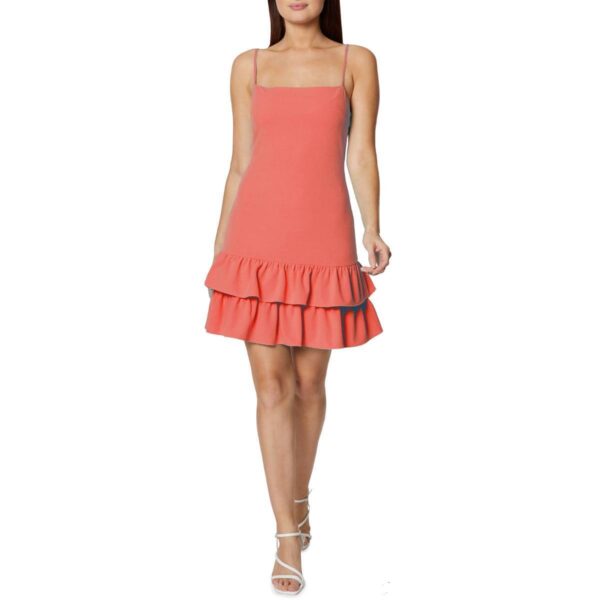 BCBGeneration Womens Ruffled Short Daytime Mini Dress BHFO 8940