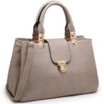 Dasein Women Satchel Handbags Top Handle Purse Medium Tote Bag Vegan Leather Shoulder Bag