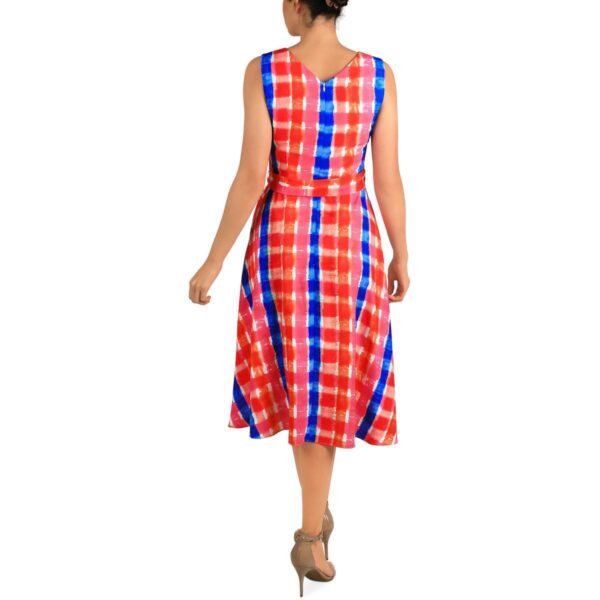 Donna Ricco Womens Colorblock Fit & Flare Dress BHFO 0695