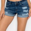 FashionMille Women's Casual Summer Ripped Stretchy Distress Denim Jean Shorts