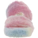 GBG Los Angeles Womens Faux Fur Slide Sandals BHFO 5841