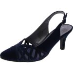 Jones New York Womens Navy Slingback Heels Shoes 6 Medium (B,M) BHFO 0210