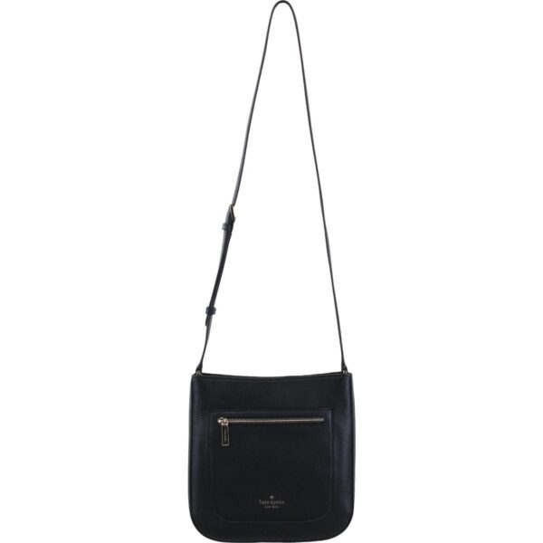 Kate Spade New York Womens Leila Black Crossbody Handbag Purse O/S BHFO 5958