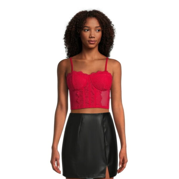 Madden NYC Juniors’ Bustier Top, Sizes XS-3XL