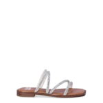 Madden NYC Women's Strappy Bling Flat Sandals