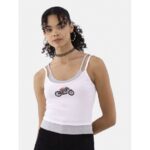 No Boundaries Double Layer Graphic Cami, Women’s and Women’s Plus