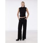 No Boundaries Funnel Neck Ruched Tee, Women’s and Women's Plus