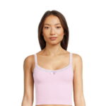 No Boundaries Juniors' Lace Trim Cami, Sizes S-3XL