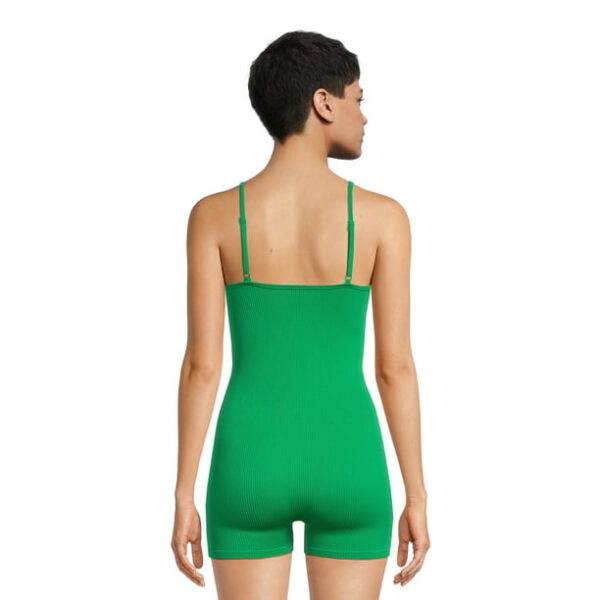 No Boundaries Seamless Romper, Women's and Women's Plus