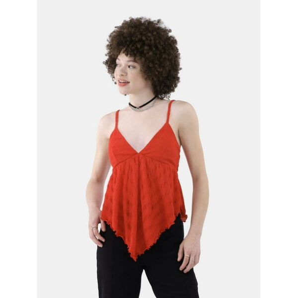 No Boundaries Textured Babydoll Top, Women’s and Women’s Plus