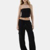 No Boundaries Tube Top and Sweatpants Set, 2 Piece, Women’s and Women's Plus