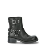 No Boundaries Women's Buckle Moto Boots