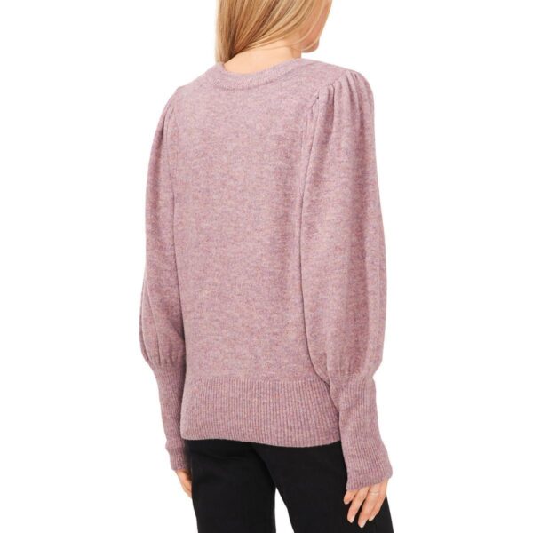 Sam and Jess Womens Knit Ribbed Trim Shirt Crewneck Sweater Top BHFO 1708