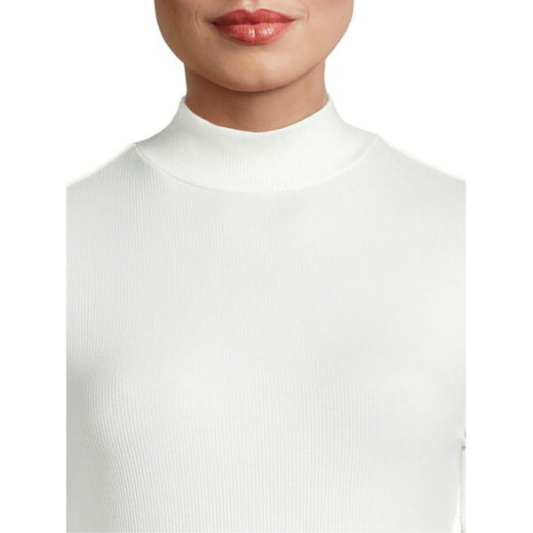 Self Esteem Juniors Ribbed Mock Neck Bodysuit