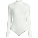 Self Esteem Juniors Ribbed Mock Neck Bodysuit