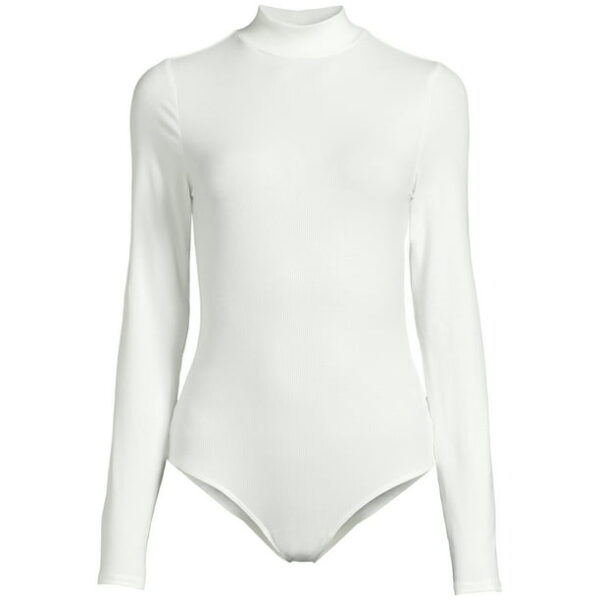 Self Esteem Juniors Ribbed Mock Neck Bodysuit