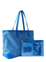 Time and Tru Women’s Sustainable Signature Tote and Pouch Set, 2-Piece
