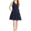 Time and Tru Women's and Women's Plus Cotton Blend Tiered Eyelet Dress, Sizes XS-4X