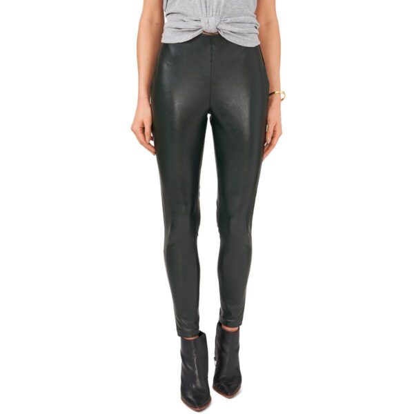 Vince Camuto Womens Pleather Stretch Pull On Pants BHFO 8358