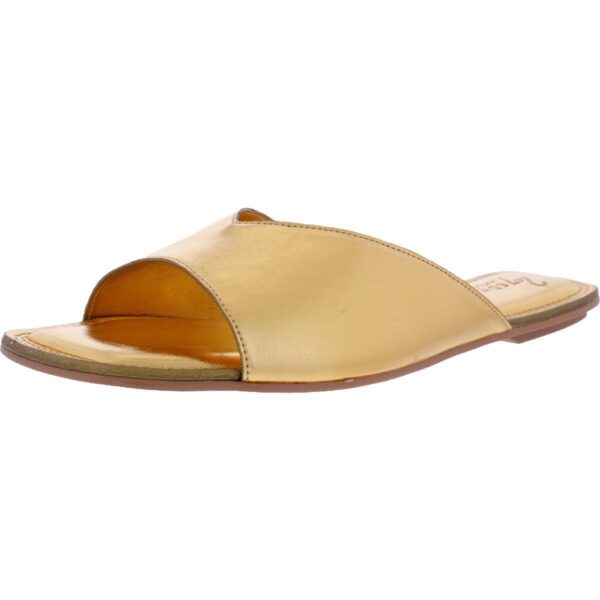 27 Edit Womens Zelda Open Toe Slip On Flat Slide Sandals Shoes BHFO 5703