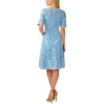 Adrianna Papell Womens Lace Midi Cocktail and Party Dress BHFO 8778