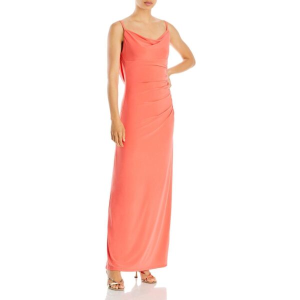 Aqua Womens Open Back Long Formal Evening Dress Gown BHFO 7767