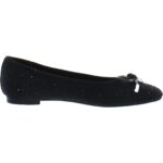 Bandolino Womens Payly 2 Black Bow Ballet Flats Shoes 10 Medium (B,M) BHFO 2340