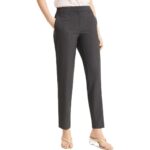 Bar III Womens Gray Suit Separate High Rise Wear To Work Dress Pants 2 BHFO 0482