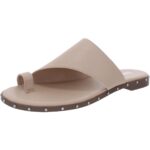 Bar III Womens Hattiep Beige Slide Sandals Shoes 8 Medium (B,M) BHFO 4314