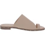 Bar III Womens Hattiep Beige Slide Sandals Shoes 8 Medium (B,M) BHFO 4314