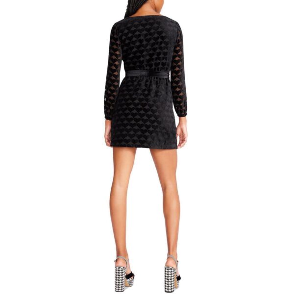 Betsey Johnson Womens Velvet Burnout Party Mini Dress BHFO 6386