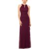 Betsy & Adam Womens Embellished Keyhole Formal Evening Dress Gown BHFO 3739