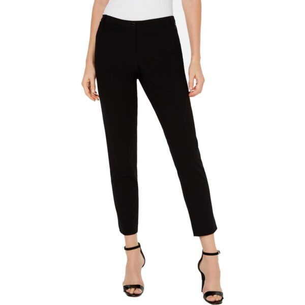 Calvin Klein Womens Black High Rise Wear To Work Office Dress Pants 2 BHFO 7567