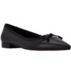 Calvin Klein Womens Kirra 2 Faux Leather Pointed Toe Ballet Flats BHFO 4845