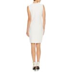 Calvin Klein Womens Lace Midi Sleeveless Sheath Dress BHFO 3110