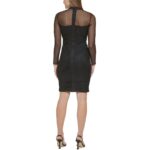 Calvin Klein Womens Mock-Neck Mini Party Bodycon Dress Petites BHFO 6923