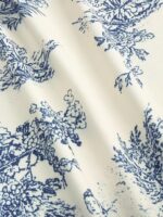 CIDER Toile de Jouy Ruched Split Maxi Dress