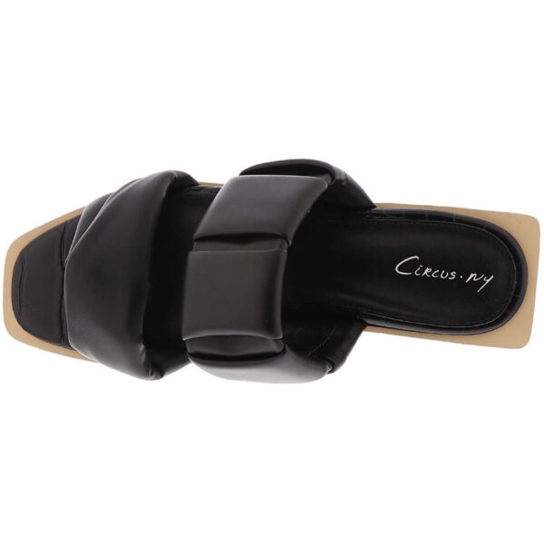 Circus by Sam Edelman Womens Inara Faux Leather Slide Sandals Shoes BHFO 8800