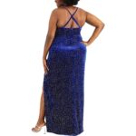 City Studios Womens Velvet Juniors Formal Evening Dress Gown Plus BHFO 2167