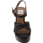 DV By Dolce Vita Womens Colette Buckle Dressy Platform Sandals Shoes BHFO 6956