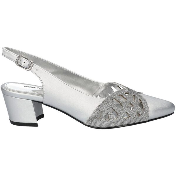 Easy Street Womens Bizzy Faux Leather Slingback Heels Shoes BHFO 3803