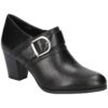 Easy Street Womens DELLA Black Shooties Shoes 9.5 Extra Wide (E+, WW) BHFO 7042